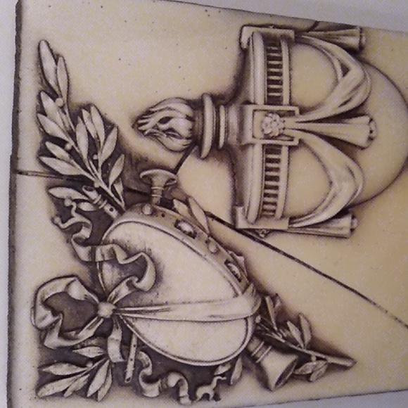 ROYAL URN *Signed, Atlantis Tile, like Sid Dickens. *Rare & Retired wall art - Picture 6 of 12